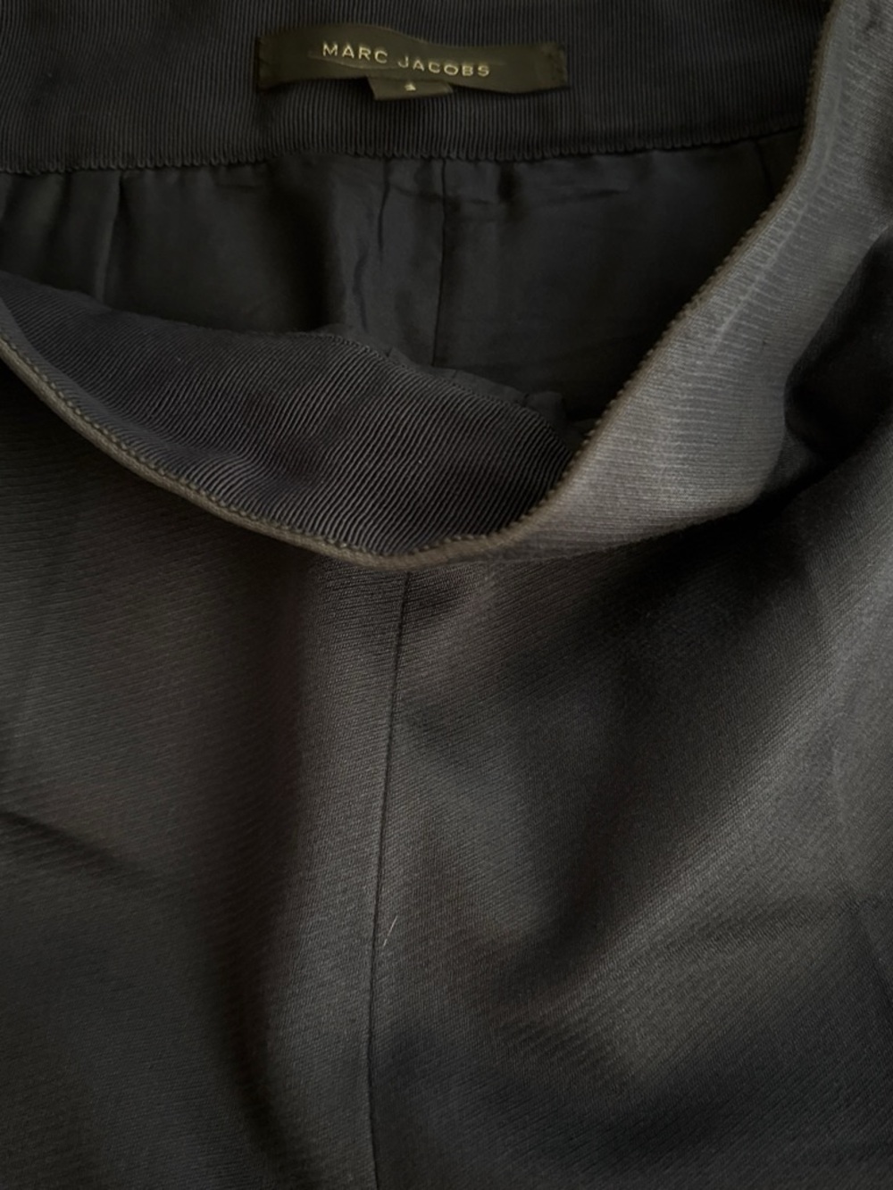 Marc Jacobs Black Straight-Leg Trousers